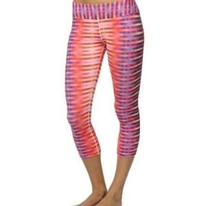 Prana Capri Leggings Women's Small Roxanne Mid-Rise